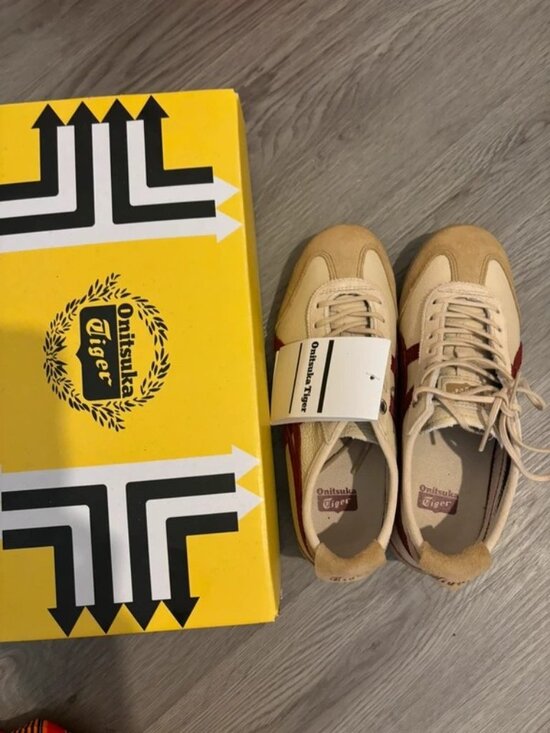Onitsuka Tiger Mexico 66 SD Cream Burgundy Sneakers Men’s Shoes main image 5